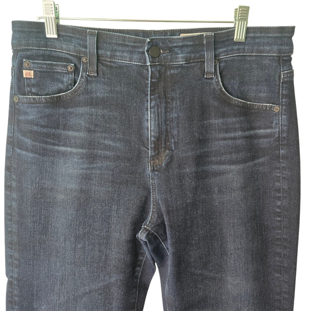 AG Adriano Goldschmied Farrah Boot High Rise Dark Indigo Japanese Denim Jeans